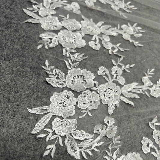 Cathedral floral veil