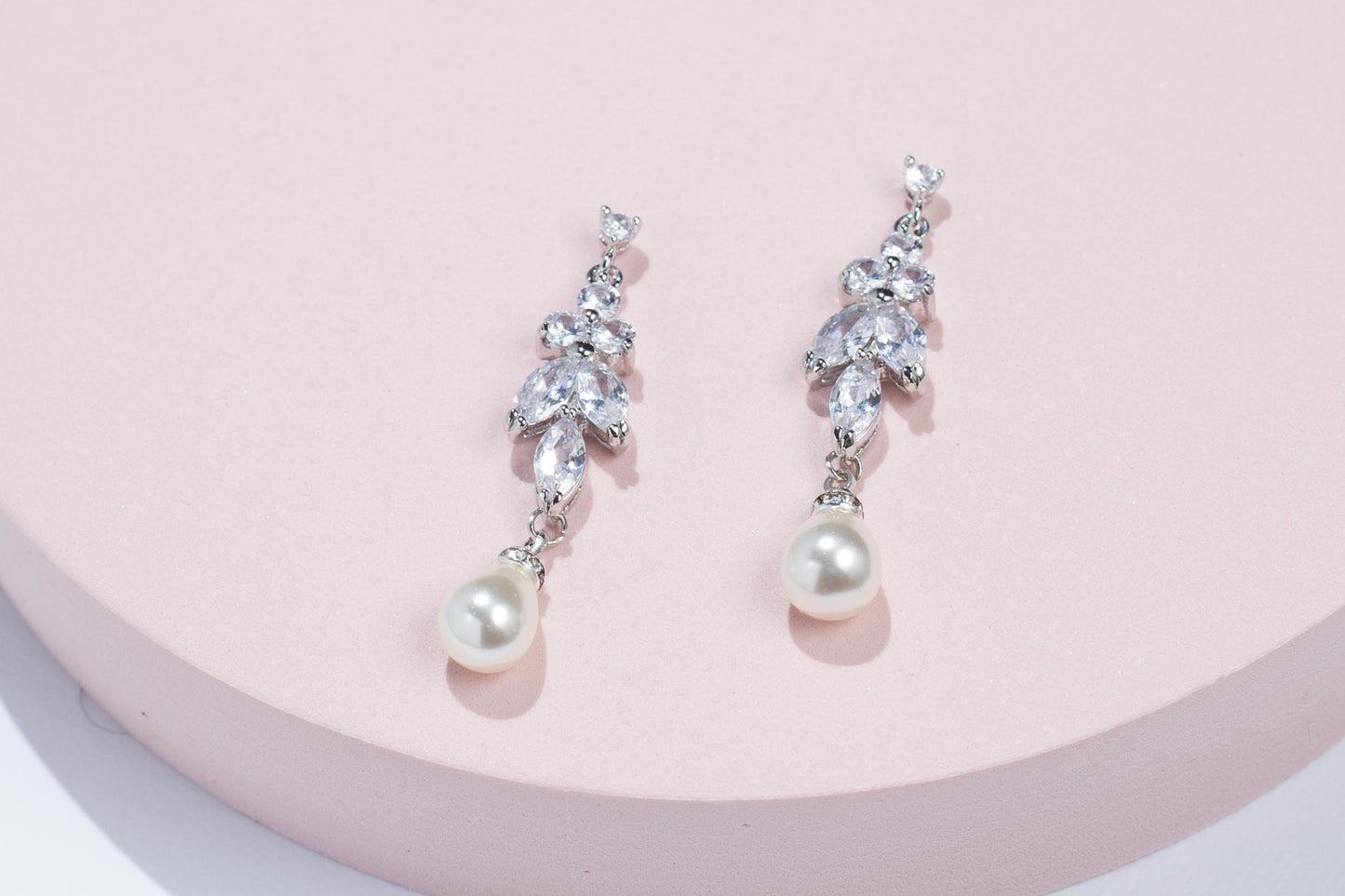 Pearl Bridal Necklace pearl bridal Earring set wedding jewelry for brides bridal accessories wedding jewelry set