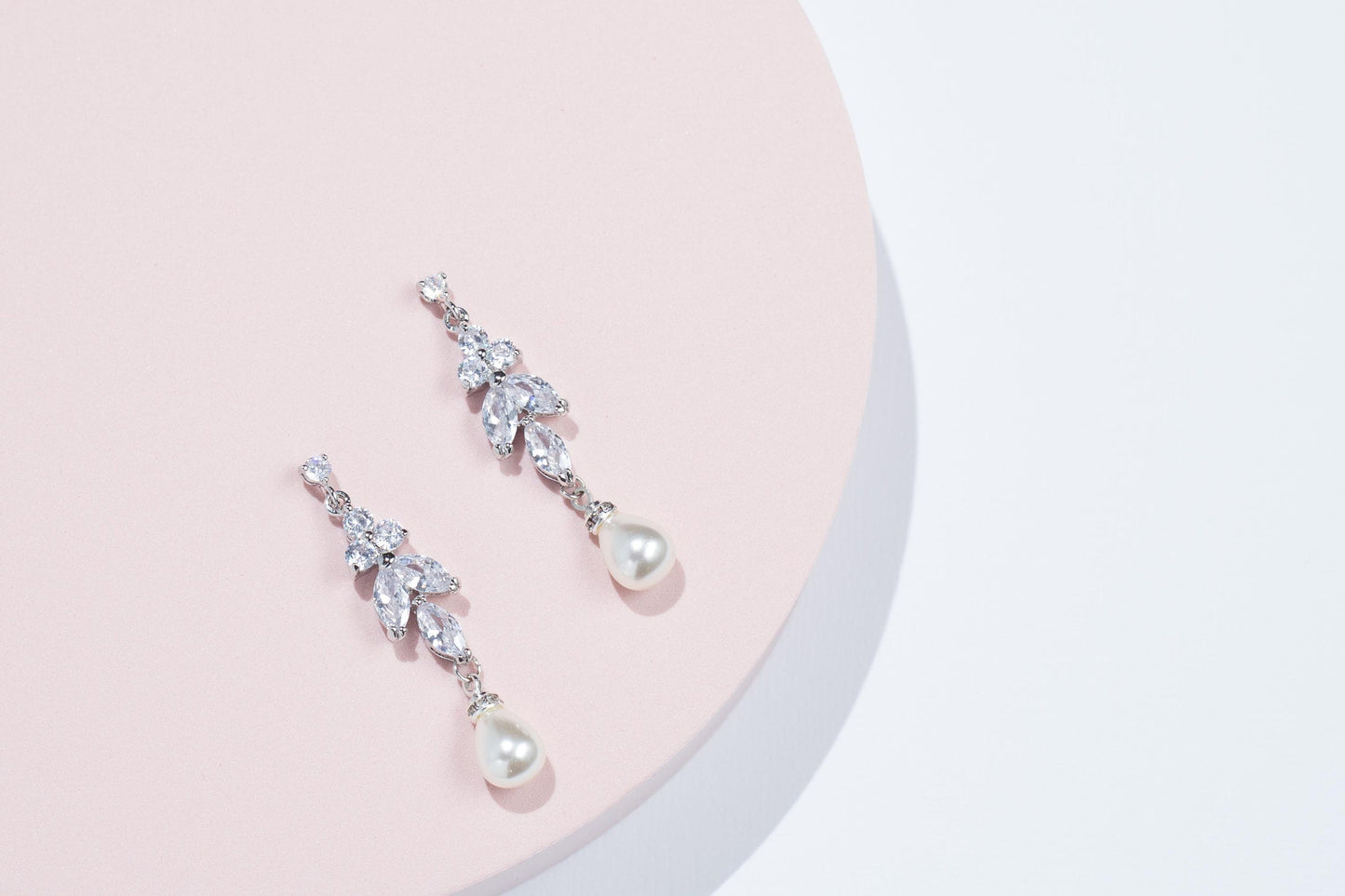 Pearl Bridal Necklace pearl bridal Earring set wedding jewelry for brides bridal accessories wedding jewelry set