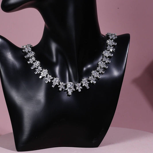 Bridal Necklace and earrings Wedding Earrings jewellery set for brides crystal jewelry bridal earrings wedding necklace