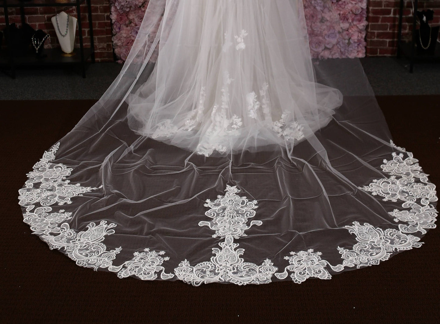 Wedding veil with Comb bridal veil ivory veil cathedral veil soft tulle bridal veil