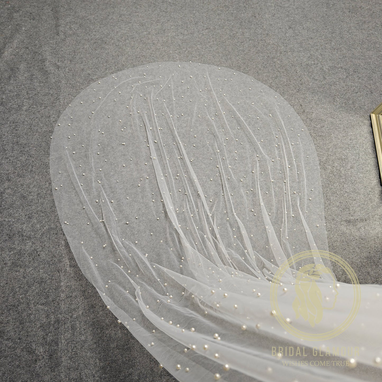 Pearl veil cathedral pearl wedding veil with pearls veil ivory pearl veil