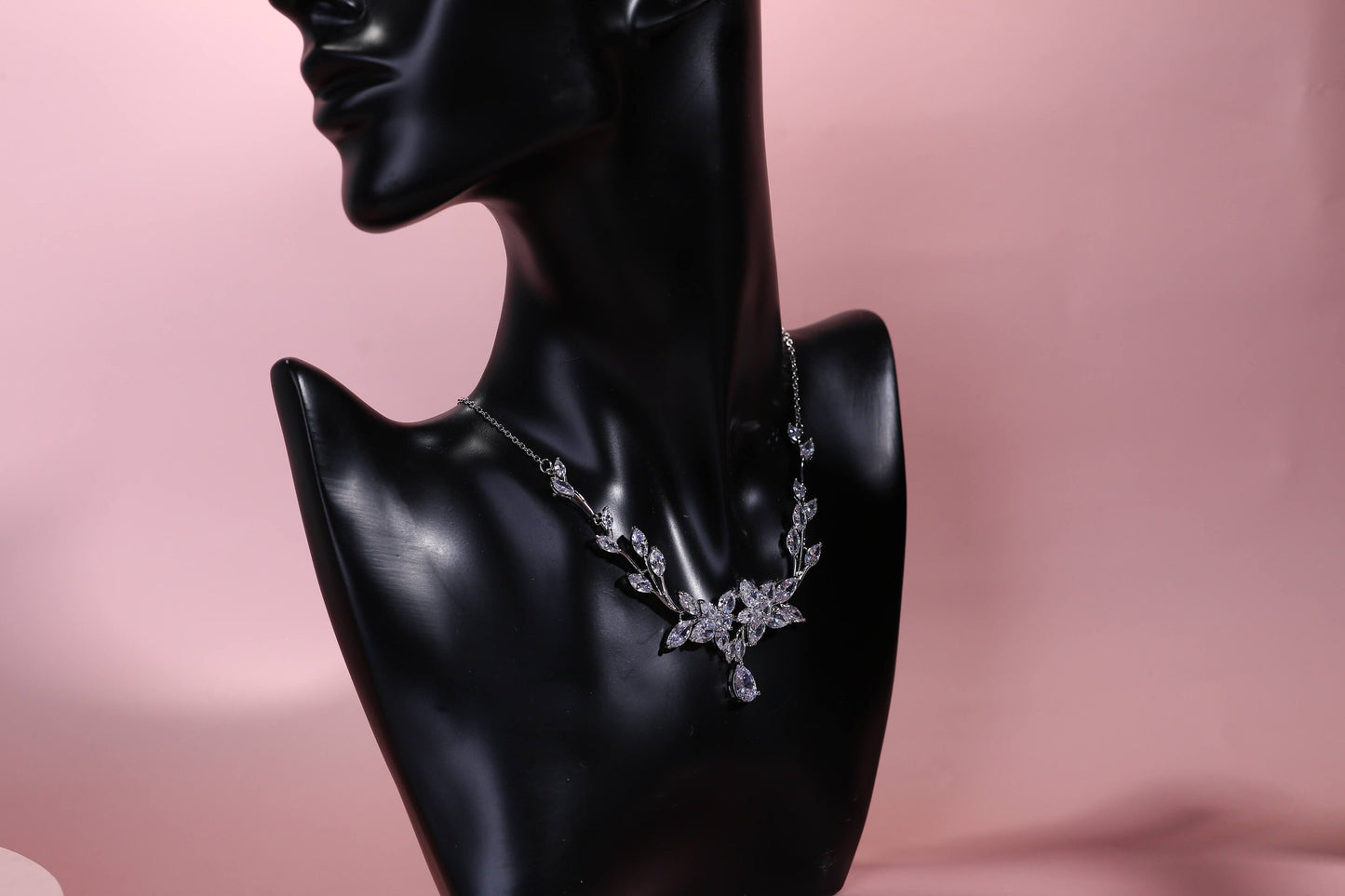 Luxury Bridal Necklace Set floral wedding necklace bridal jewelry set high quality wedding jewelry