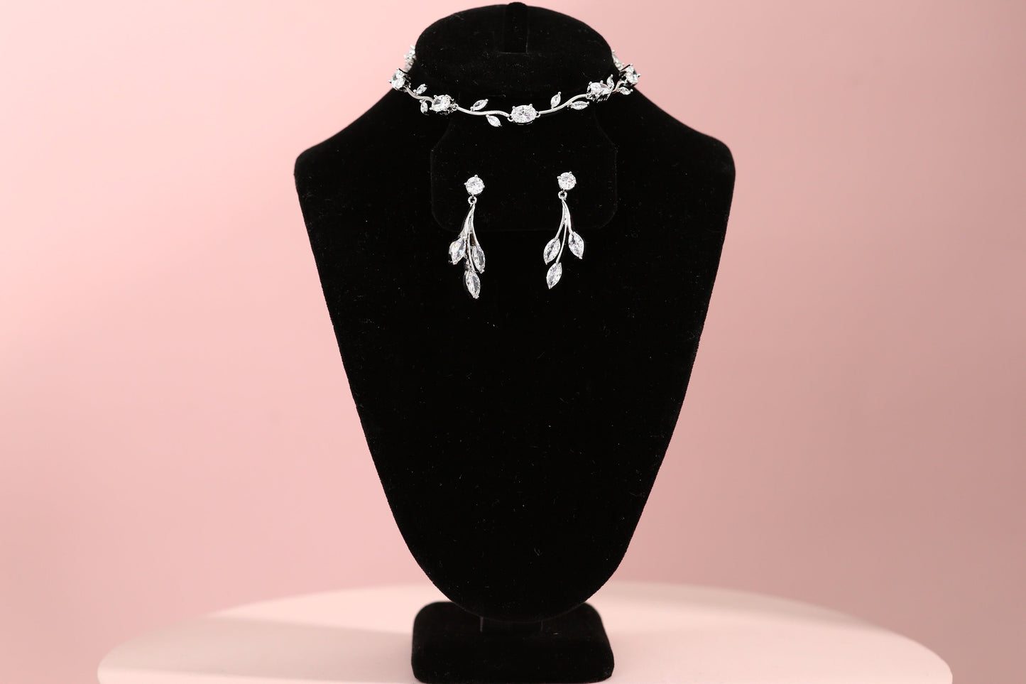 Luxury Bridal Necklace Set floral wedding necklace bridal jewelry set high quality wedding jewelry