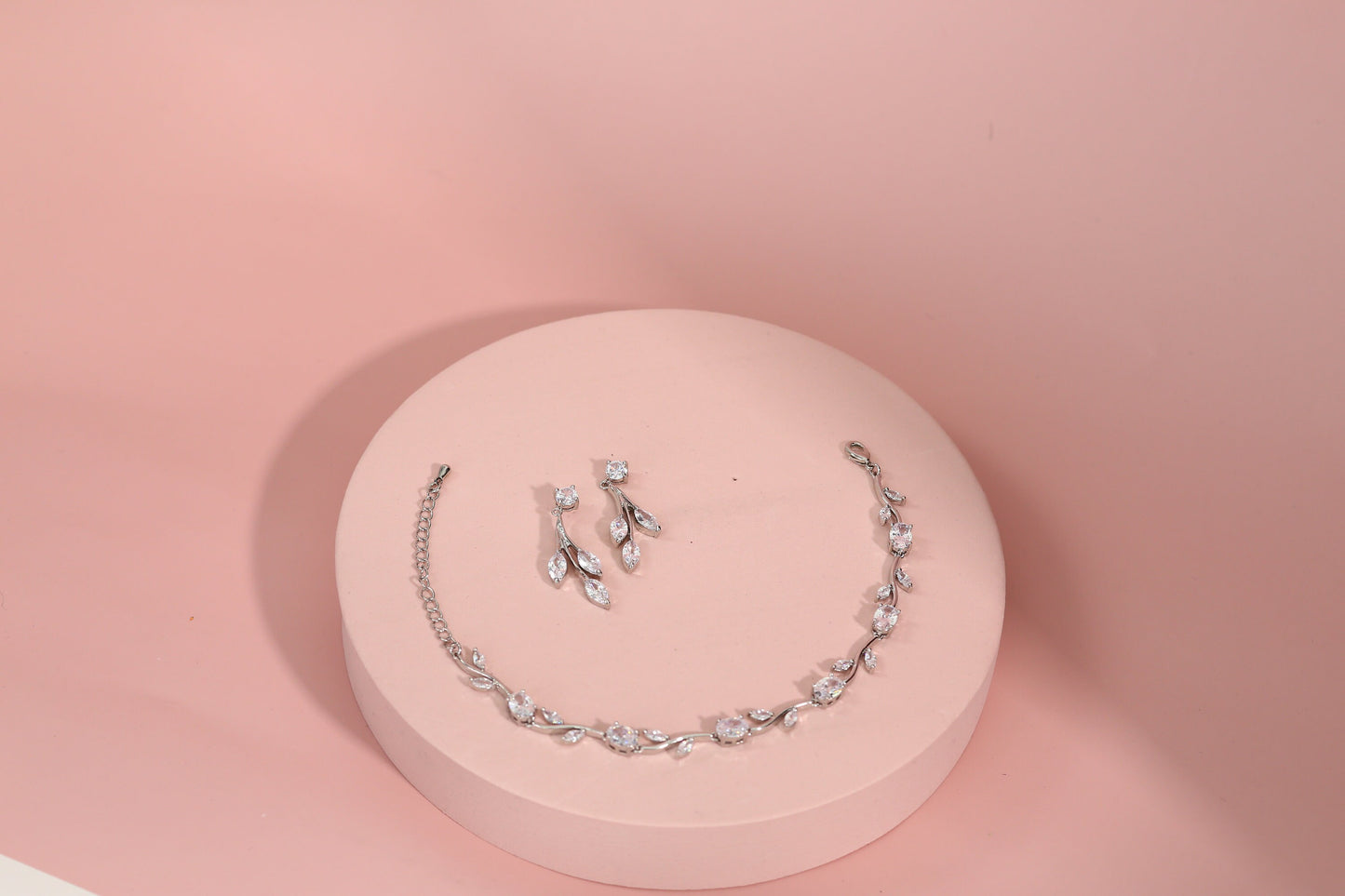 Luxury Bridal Necklace Set floral wedding necklace bridal jewelry set high quality wedding jewelry