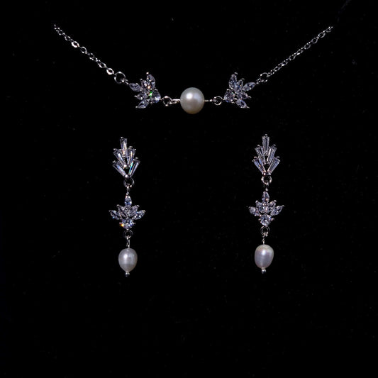 Fan earrings wedding FreshwaterPearl Earrings Bridal Jewelry Statement Earrings fan earring custom bridal jewelry