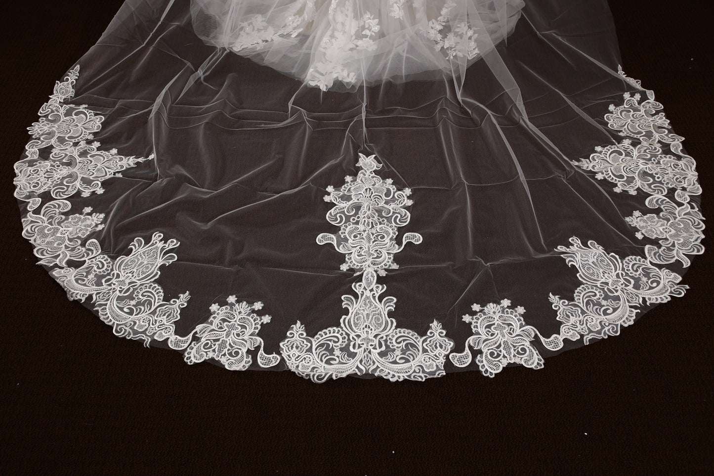 Wedding veil with Comb bridal veil ivory veil cathedral veil soft tulle bridal veil