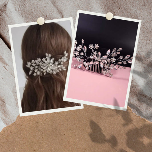 Rosegold hair comb Bridal hair accessories, wedding accessories, bridal hair comb, crystal bridal hairpiece, bridal hair comb