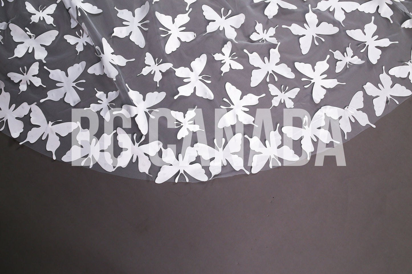 Butterfly Cathedral Wedding Veil: 300cm Off-White Tulle, BG Canada Exclusive