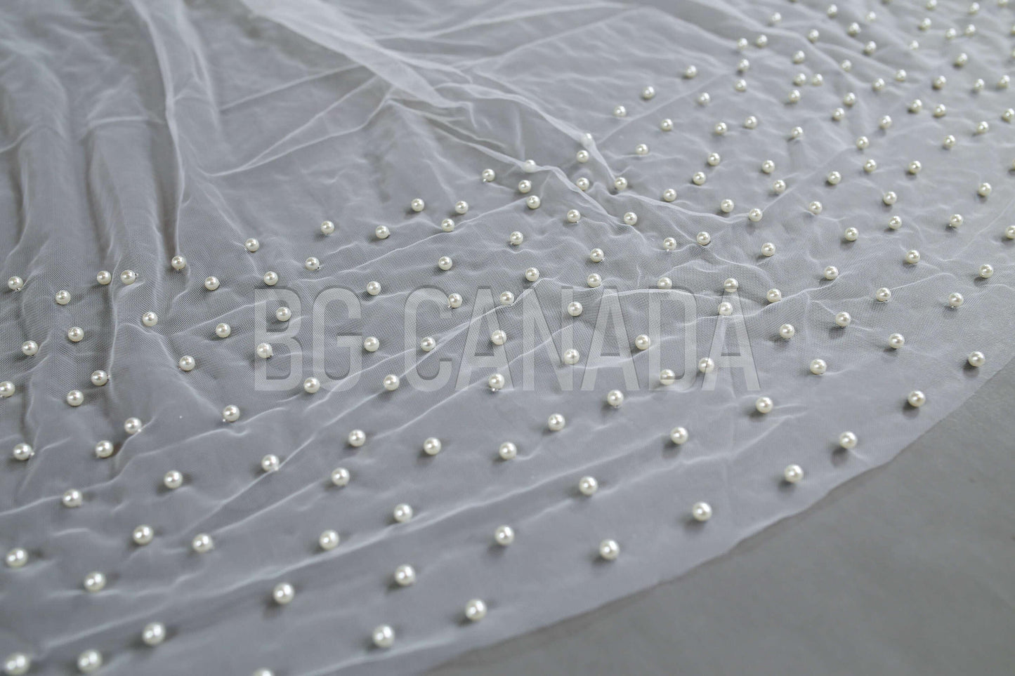 Pearl edged veil scattered pearl wedding veil 1 Tier Pearl Edge Veil Bridal Veil White Ivory Off White Minimalist Tulle Veil