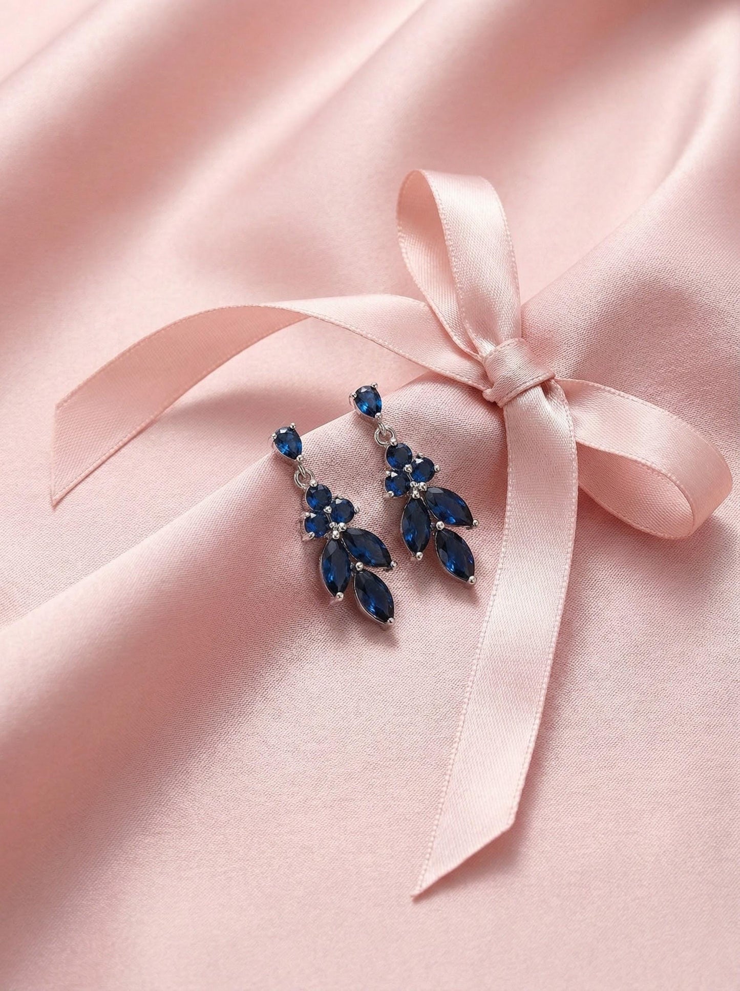 Blue Bridal Jewelry Set something blue jewelry sapphire blue earrings blue bridal necklace