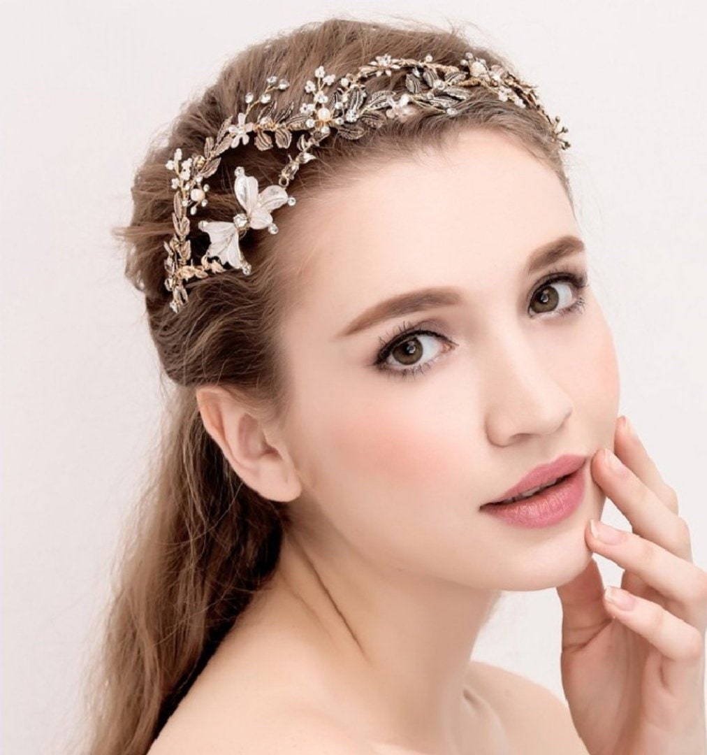 Bridal hair piece Bridal Hair Vine Wedding Hair Accessories bridal hair comb accessories wedding hairpiece hair vine vintage hairpiece gold