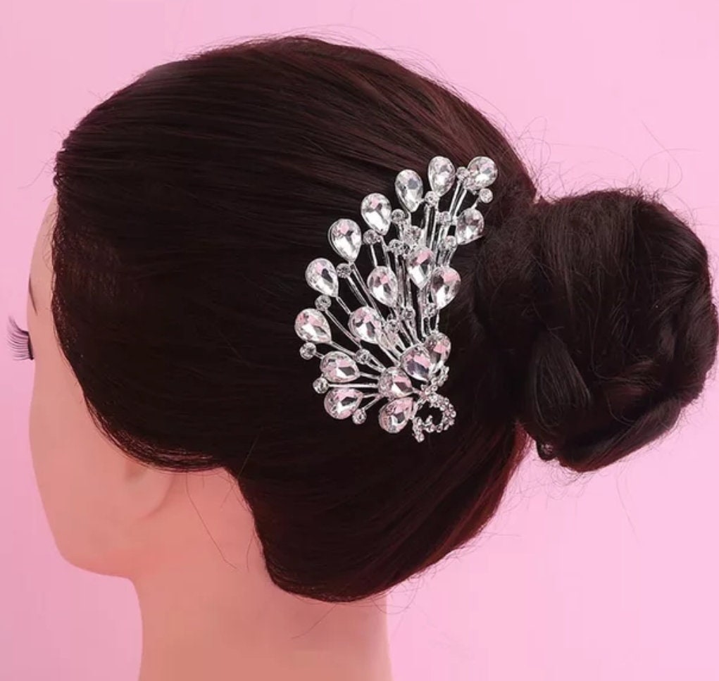 Clearance cheap bridal hair comb, peacock hair comb,bridesmaids comb, wedding hair accessories, bridal hair accessories