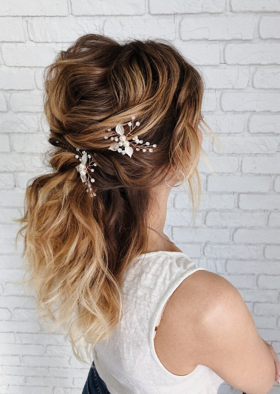 Bridal hair accessories bridesmaids hair pins