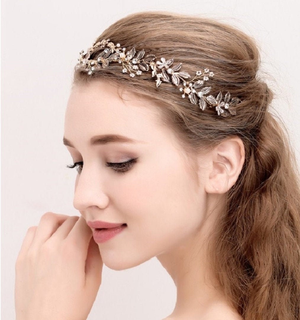 Bridal hair piece Bridal Hair Vine Wedding Hair Accessories bridal hair comb accessories wedding hairpiece hair vine vintage hairpiece gold