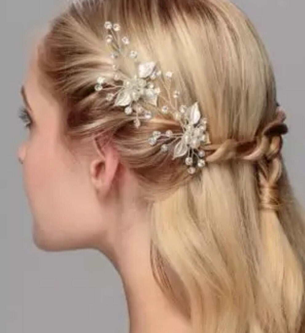Bridal hair accessories bridesmaids hair pins