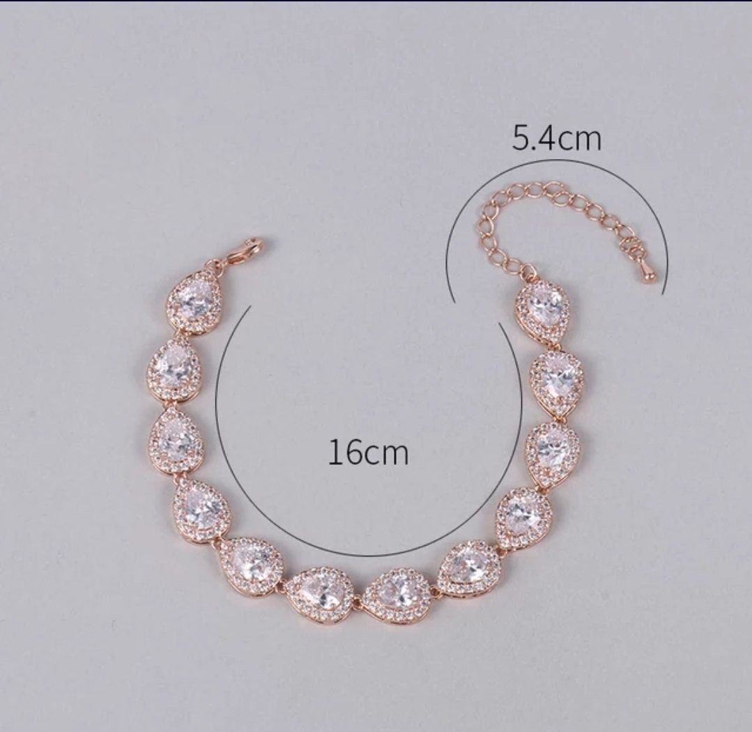 Personalized Bridesmaids gift jewelry set rose gold bridesmaid proposal earring bridal party gift maid of honor gift bridal jewelry gift her