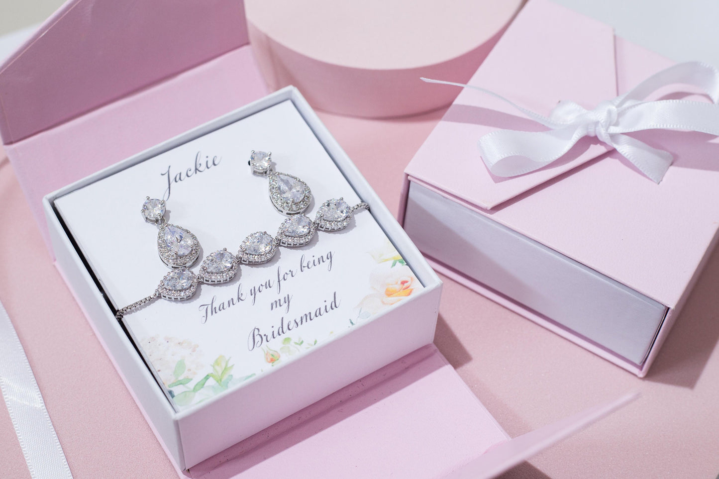 Bridesmaid Box Items bridal earrings Bridesmaid Proposal gift Bridesmaid Proposal earrings Bachelorette Party Favour Thank you for being my