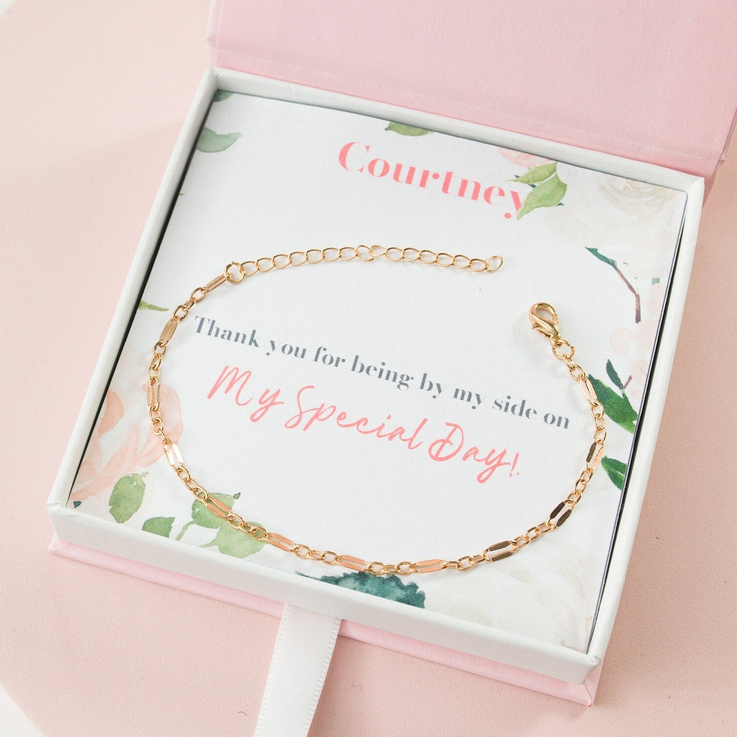Junior bridesmaids bracelet jr. Bridesmaids gift