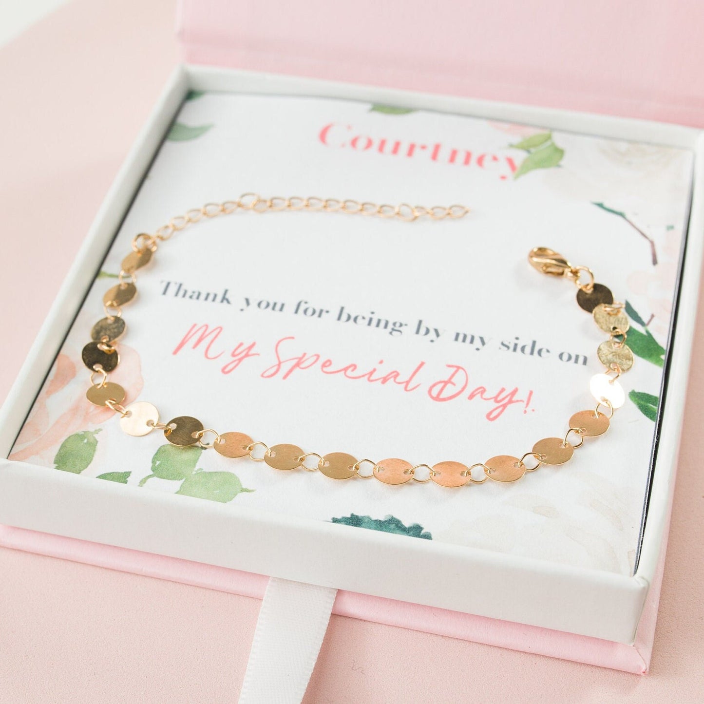Junior bridesmaids bracelet jr. Bridesmaids gift