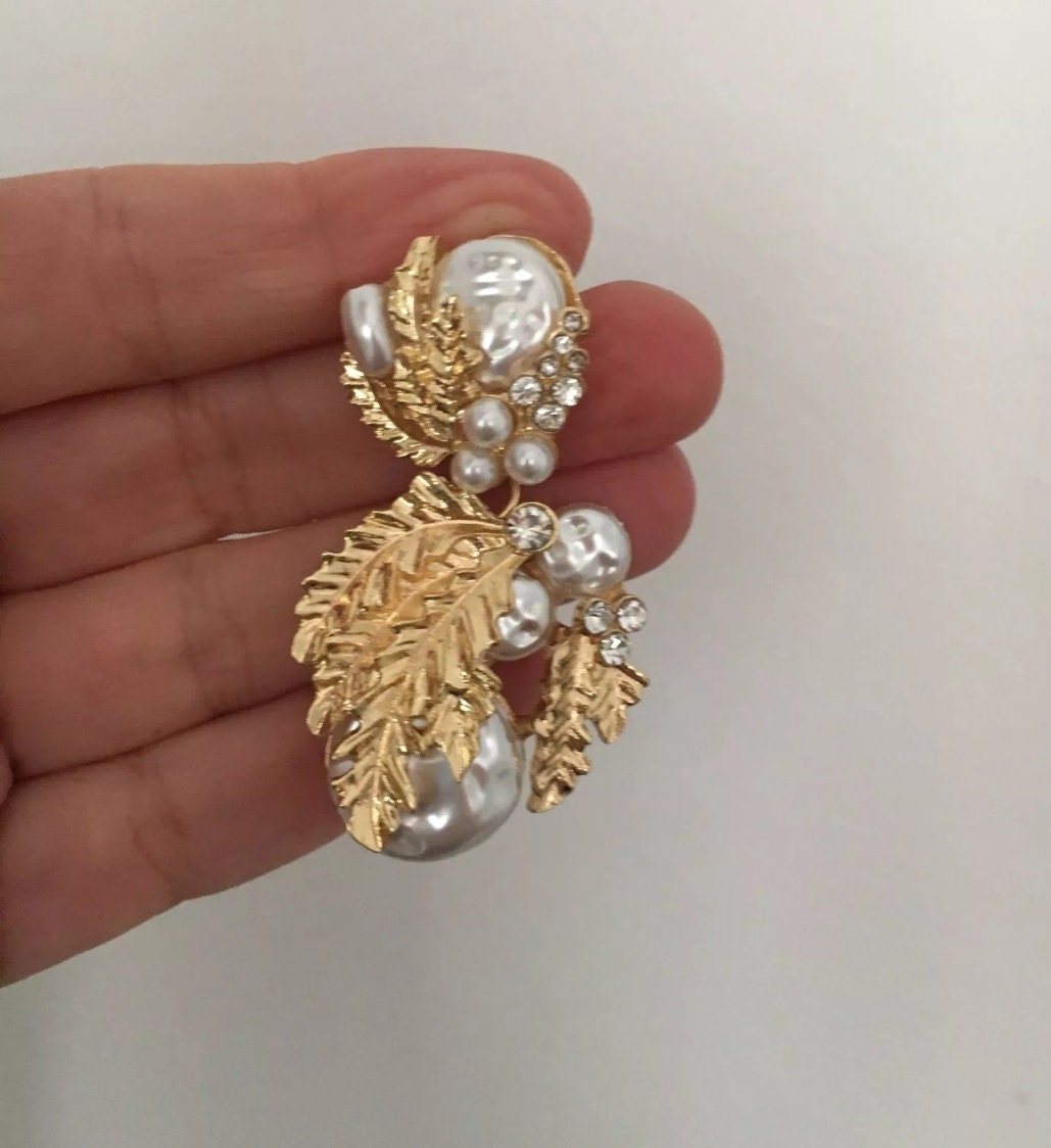 Pearl Wedding Earrings 2022 wedding earrings baroque trendy bridal earrings Statement Wedding Earrings bohemian wedding earrings
