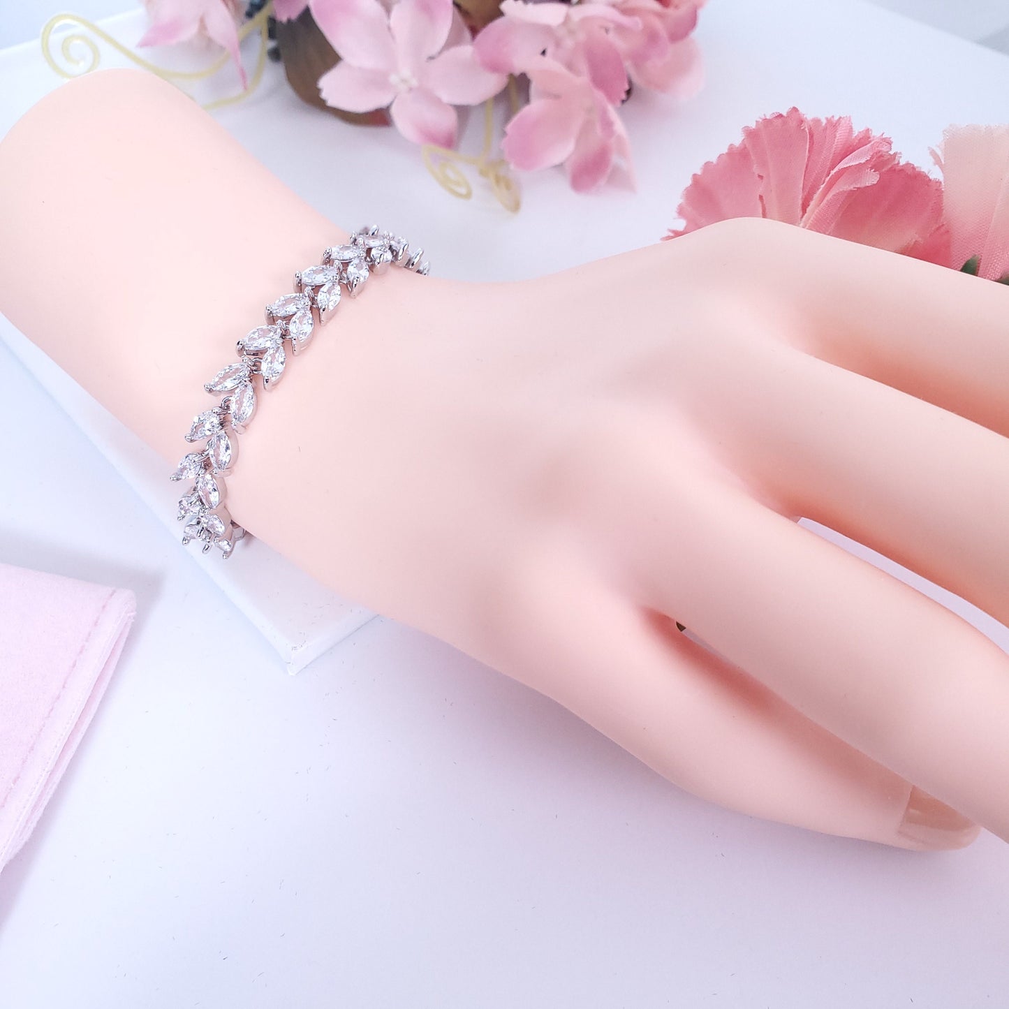 Crystal bracelet Marquise bracelet wedding bracelet bridal bracelet prom bracelet prom jewelry