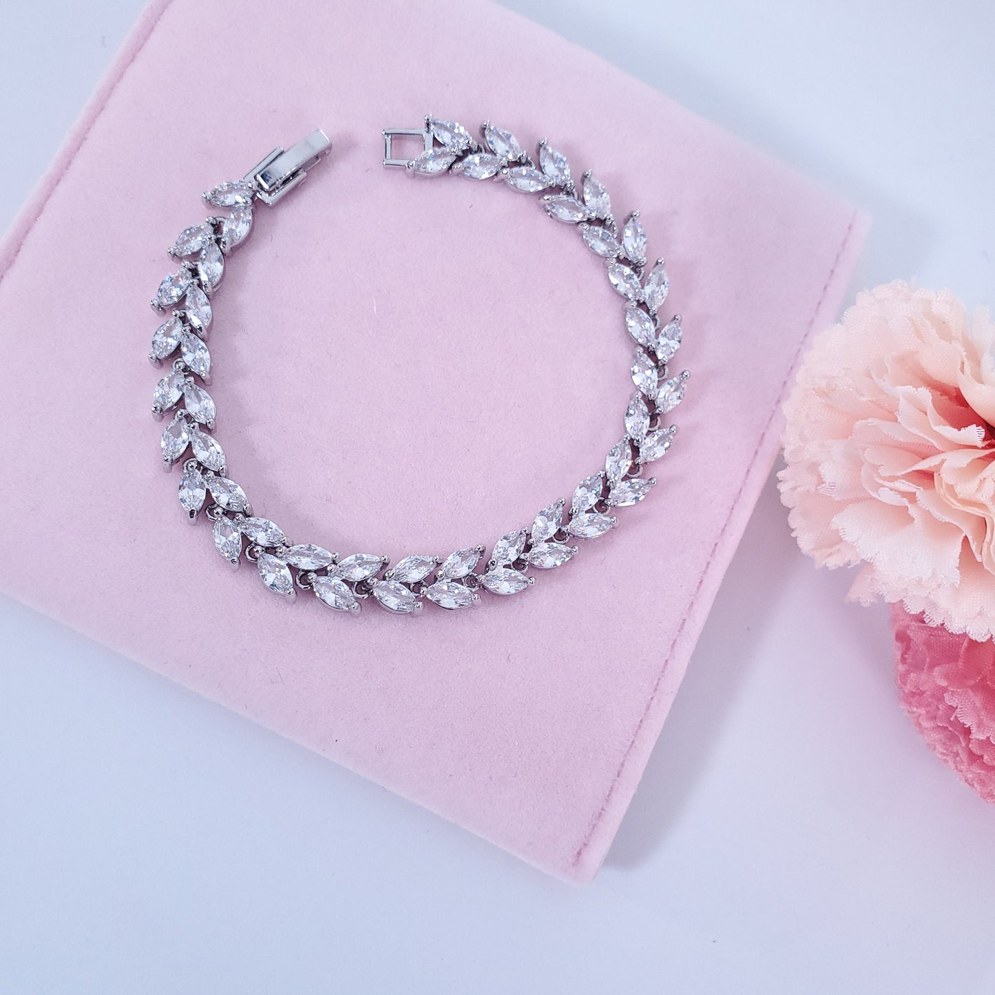 Crystal bracelet Marquise bracelet wedding bracelet bridal bracelet prom bracelet prom jewelry