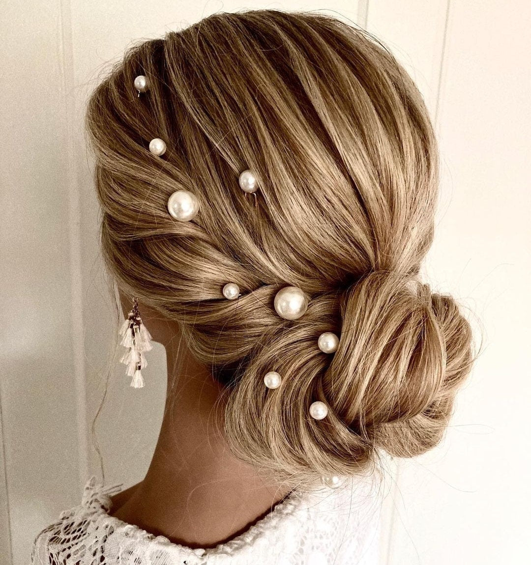 Pearl hair pins mix size pearl hair pins wedding pins pearls hair pins  white pearl wedding accessories bridal hair accessories in pearl