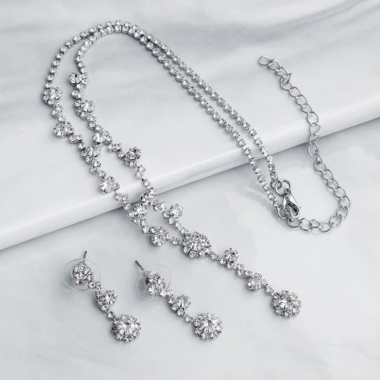 Prom necklace bridal Necklace Set prom necklace prom jewelry wedding jewelry set bridal necklace