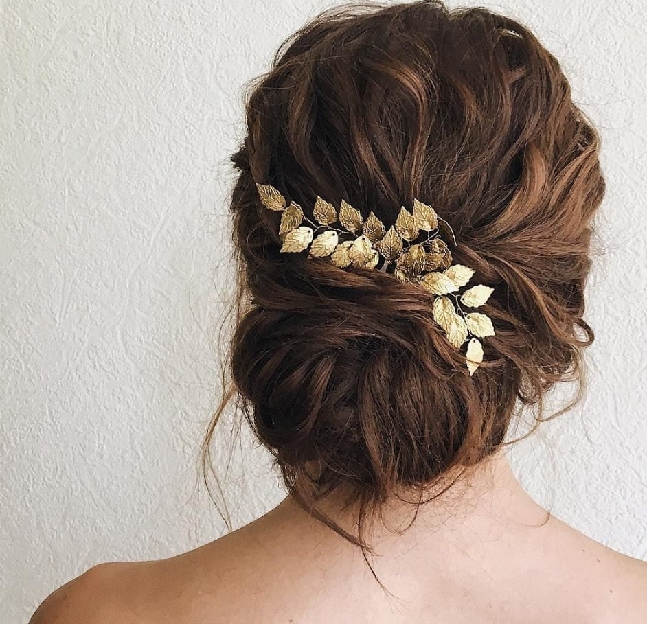 hair vine gold leaf wedding vine,bridal hair accessories wedding hair comb hair accessories wedding hair silver leaves