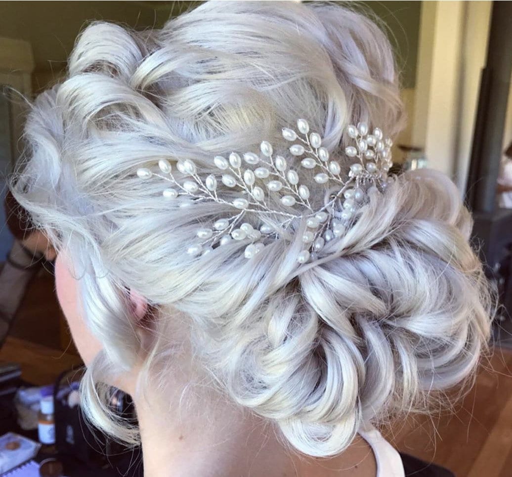 pearl hair comb bridal wedding pearl hair comb wedding hairpiece wedding hair accessories bridal hair accessories