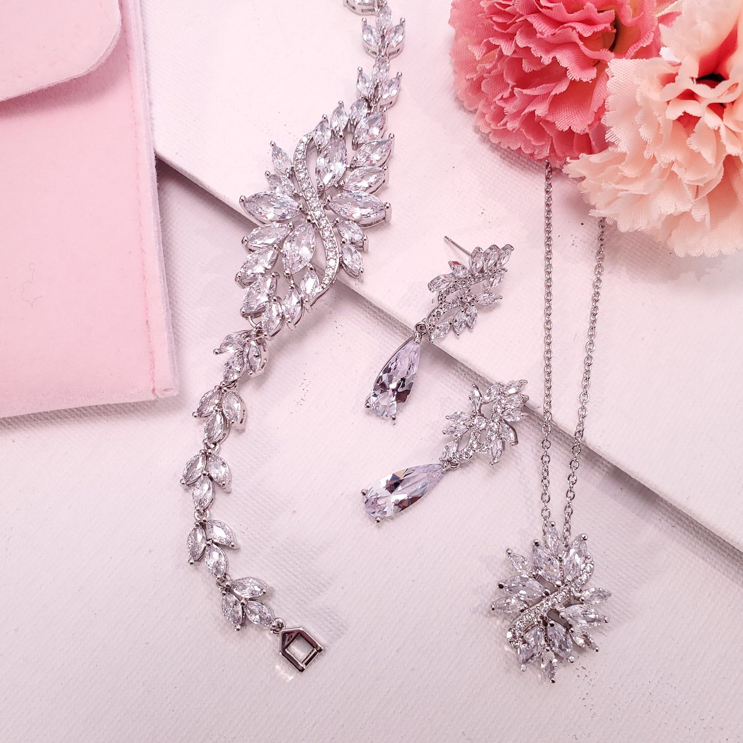 Bridal earrings, wedding jewelry set bridal jewelry set wedding earrings silver earring