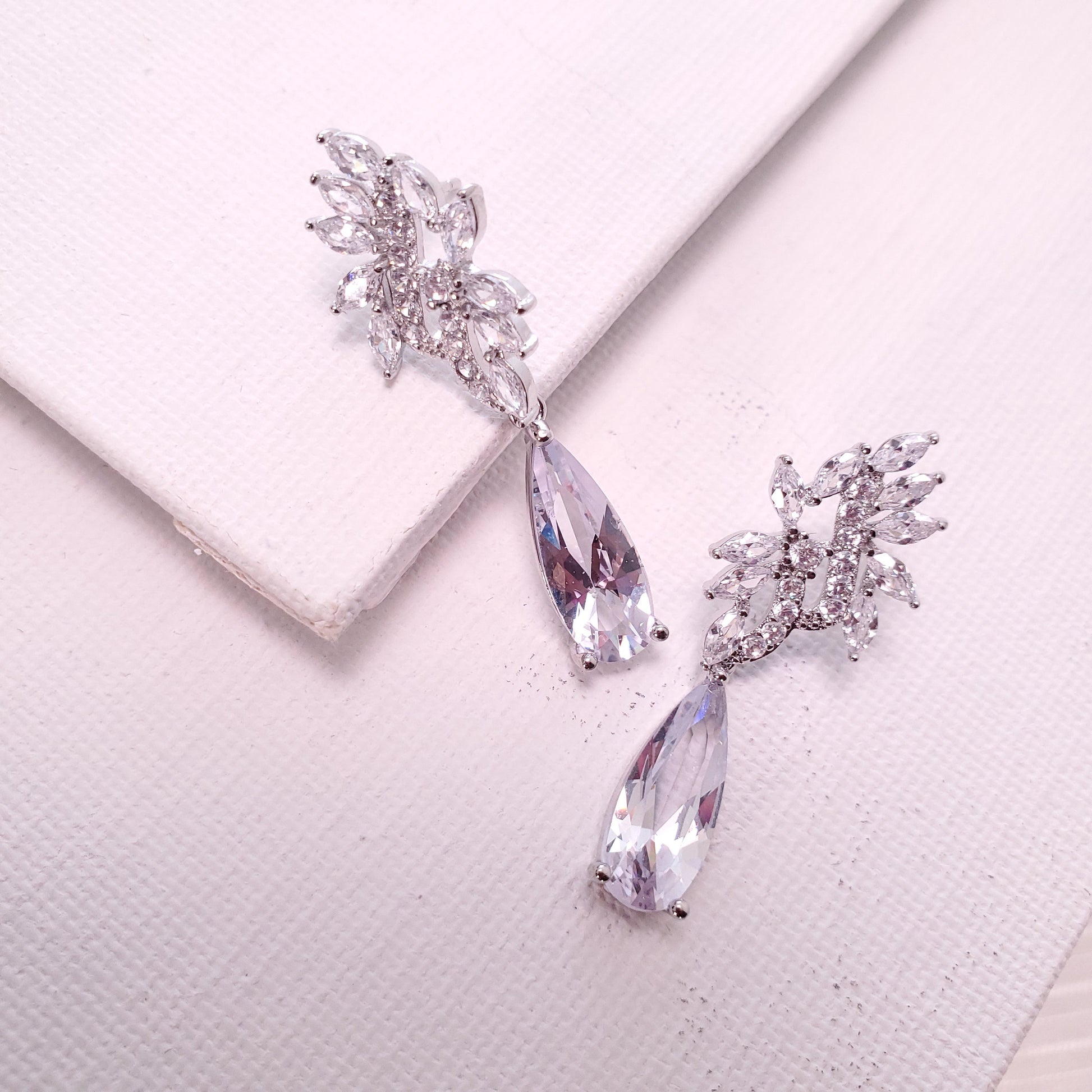 Bridal earrings, wedding jewelry set bridal jewelry set wedding earrings silver earring