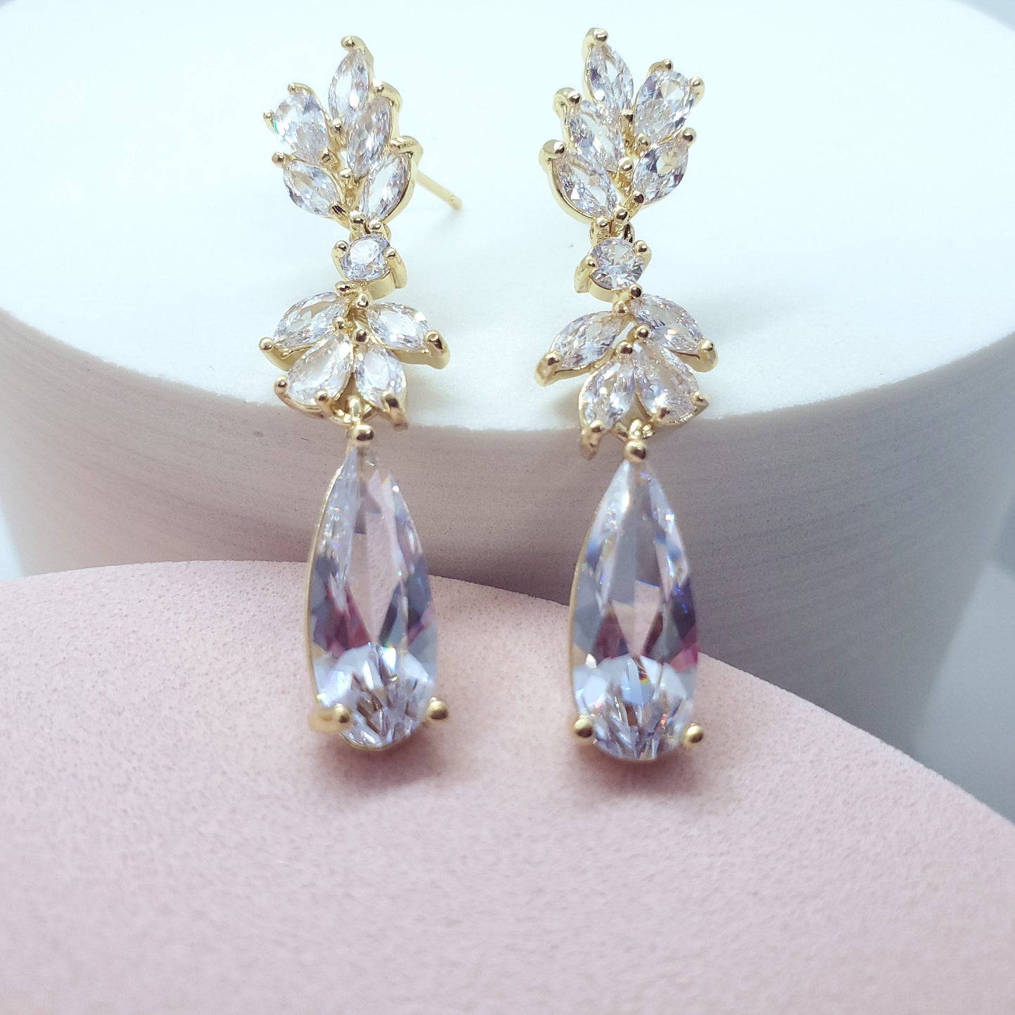 Swarovski earrings Earrings Wedding Earrings for brides crystal earrings drop diamond earrings for brides bridal jewelry sets