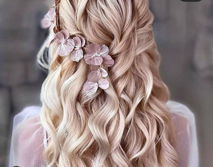 Big flower bridal hair comb Wedding Hair Comb large floral headpiece white flower Bridal comb boho bridal hair accessories bridal hairpiece