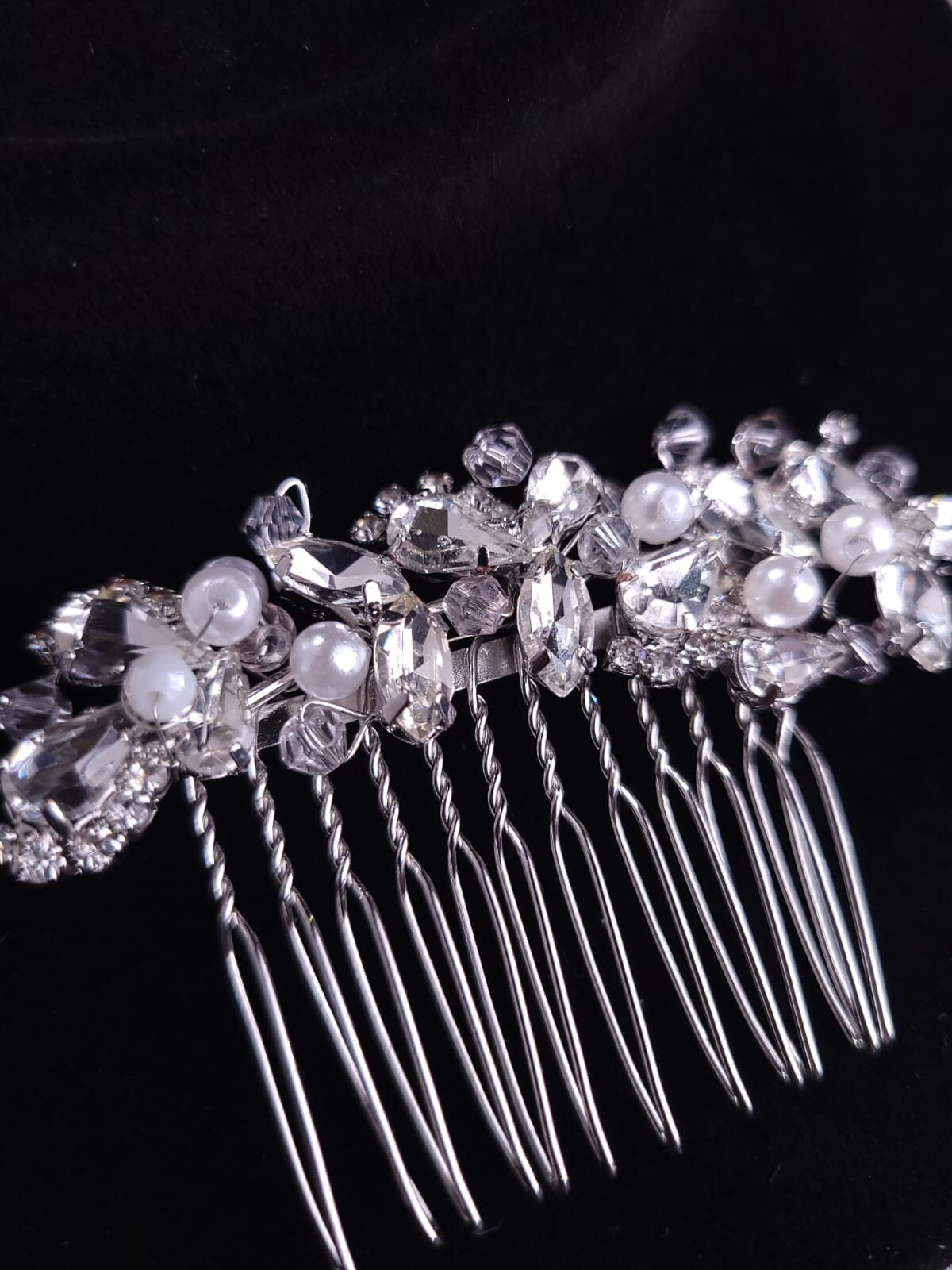 Vintage Crystal bridal hair comb silver hair accessories gold comb for brides wedding hair vine statement hair accessories for bride