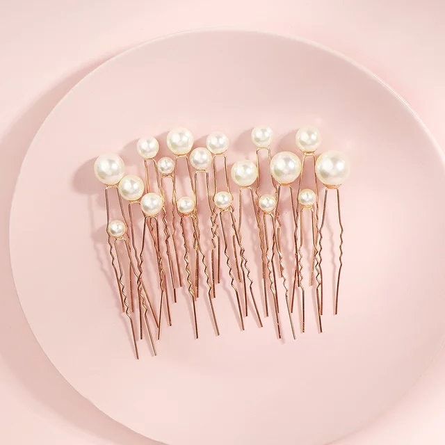 Pearl hair pins mix size pearl hair pins wedding pins pearls hair pins white pearl wedding accessories bridal hair accessories in pearl