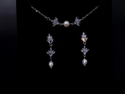 Fan earrings wedding FreshwaterPearl Earrings Bridal Jewelry Statement Earrings fan earring custom bridal jewelry