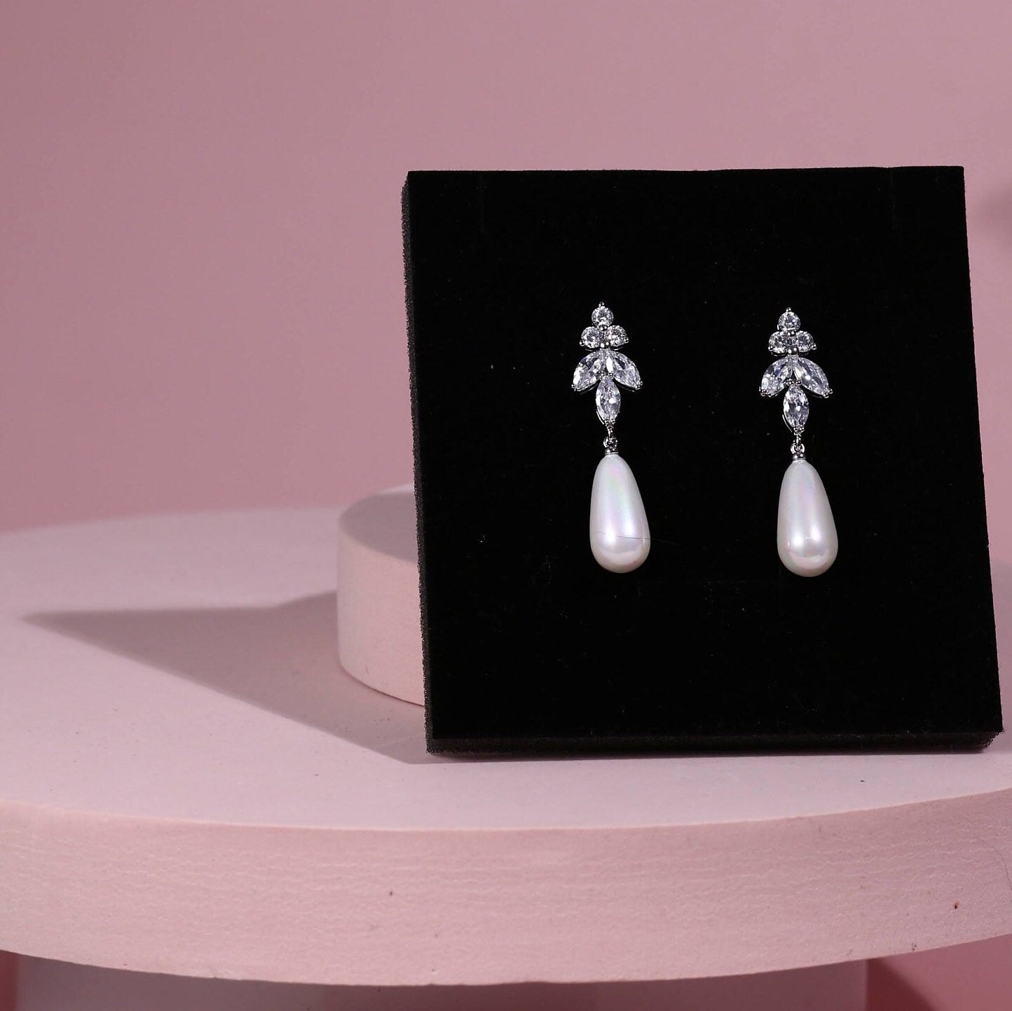 Earring wedding earring pearl wedding earring pearl drop earrings