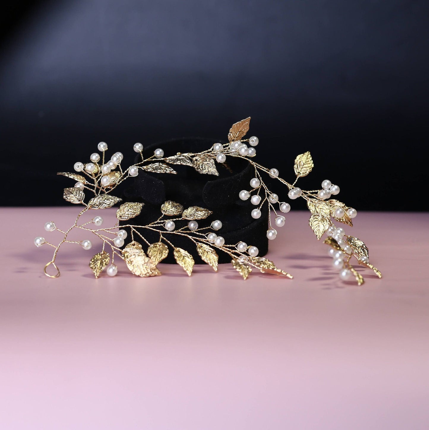 Bridal hair accessories gold leaf bridal hair accessories gold leaves wedding hair accessories silver rose gold hair vine