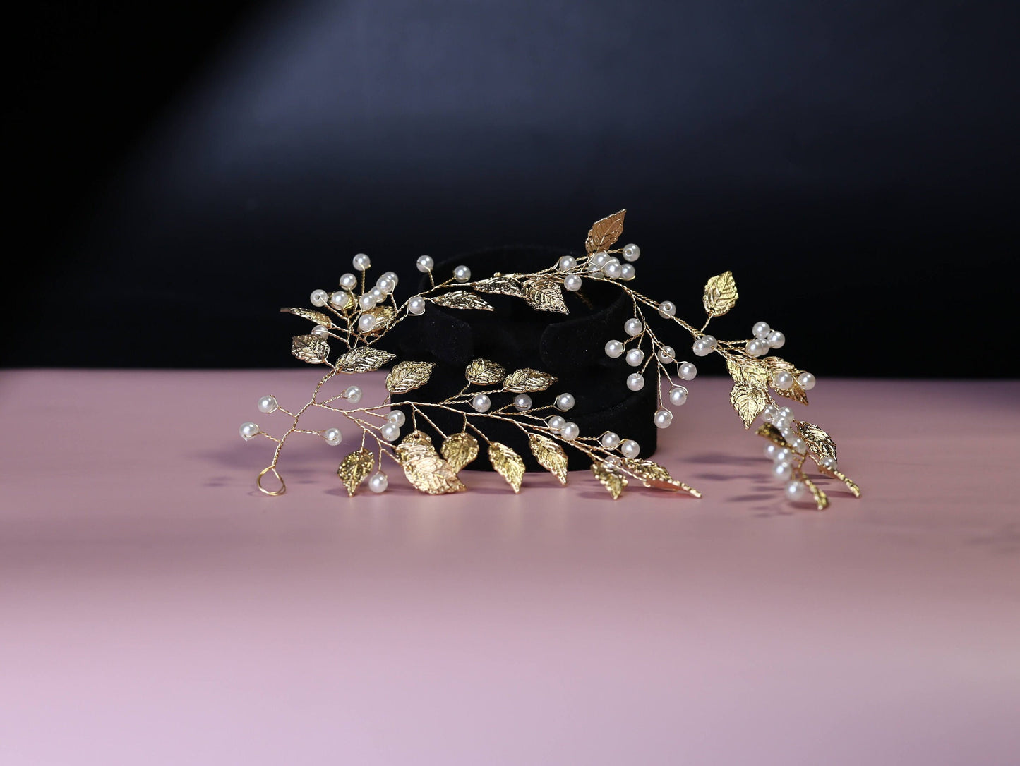 Bridal hair accessories gold leaf bridal hair accessories gold leaves wedding hair accessories silver rose gold hair vine