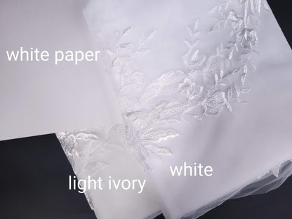 Wedding veil with Comb bridal veil ivory veil cathedral veil soft tulle bridal veil