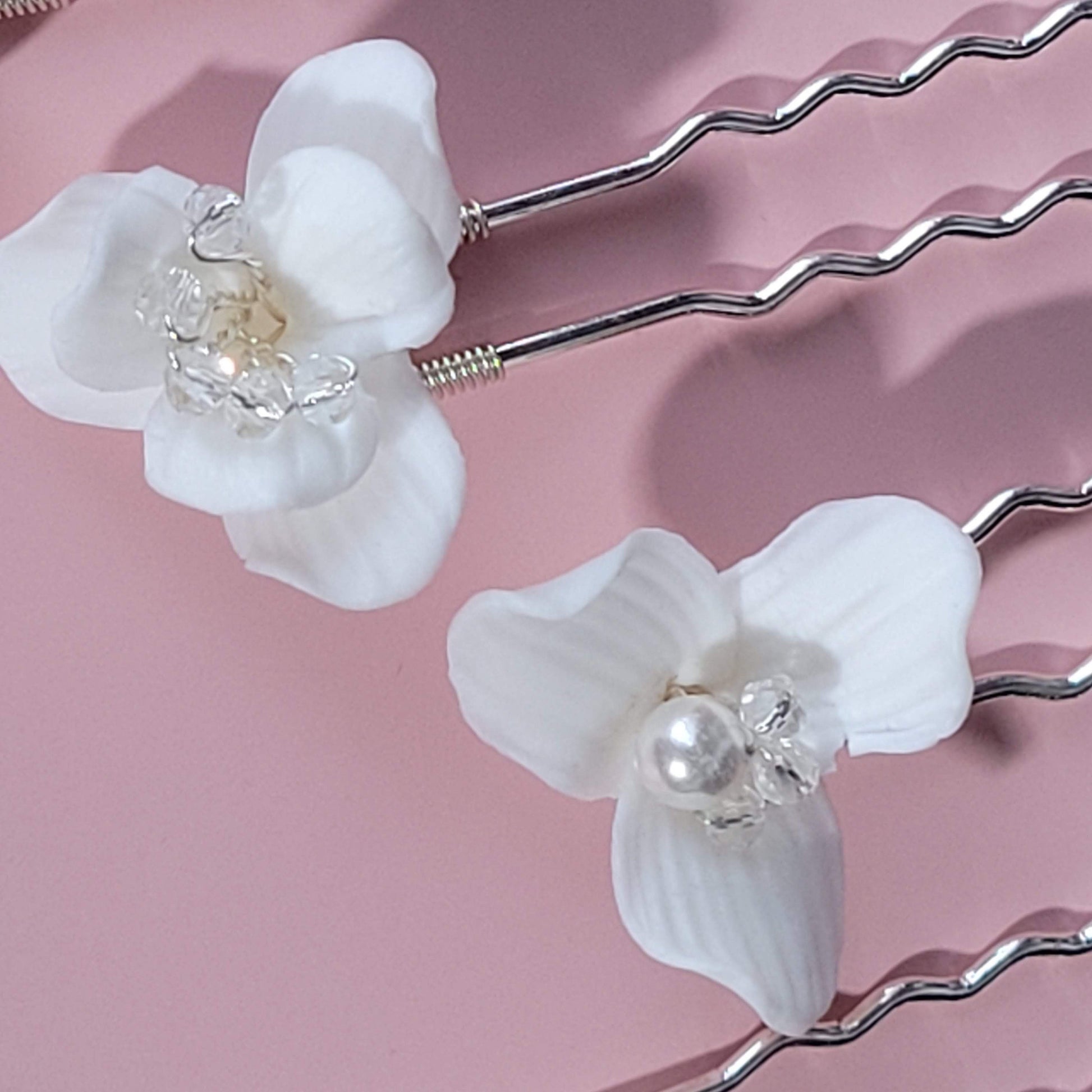 Bridal hairpin wedding pin,floral pins, pearl hairpins,bridesmaid hairpins,wedding hair accessories,bridesmaids gift,gold hairpins