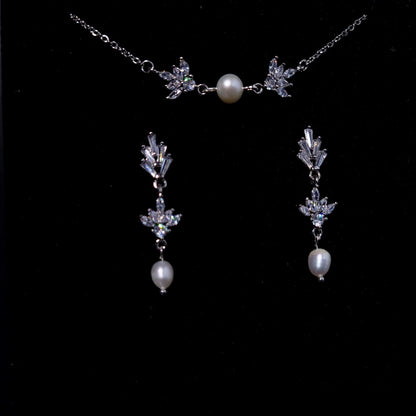 Fan earrings wedding FreshwaterPearl Earrings Bridal Jewelry Statement Earrings fan earring custom bridal jewelry