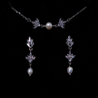 Fan earrings wedding FreshwaterPearl Earrings Bridal Jewelry Statement Earrings fan earring custom bridal jewelry