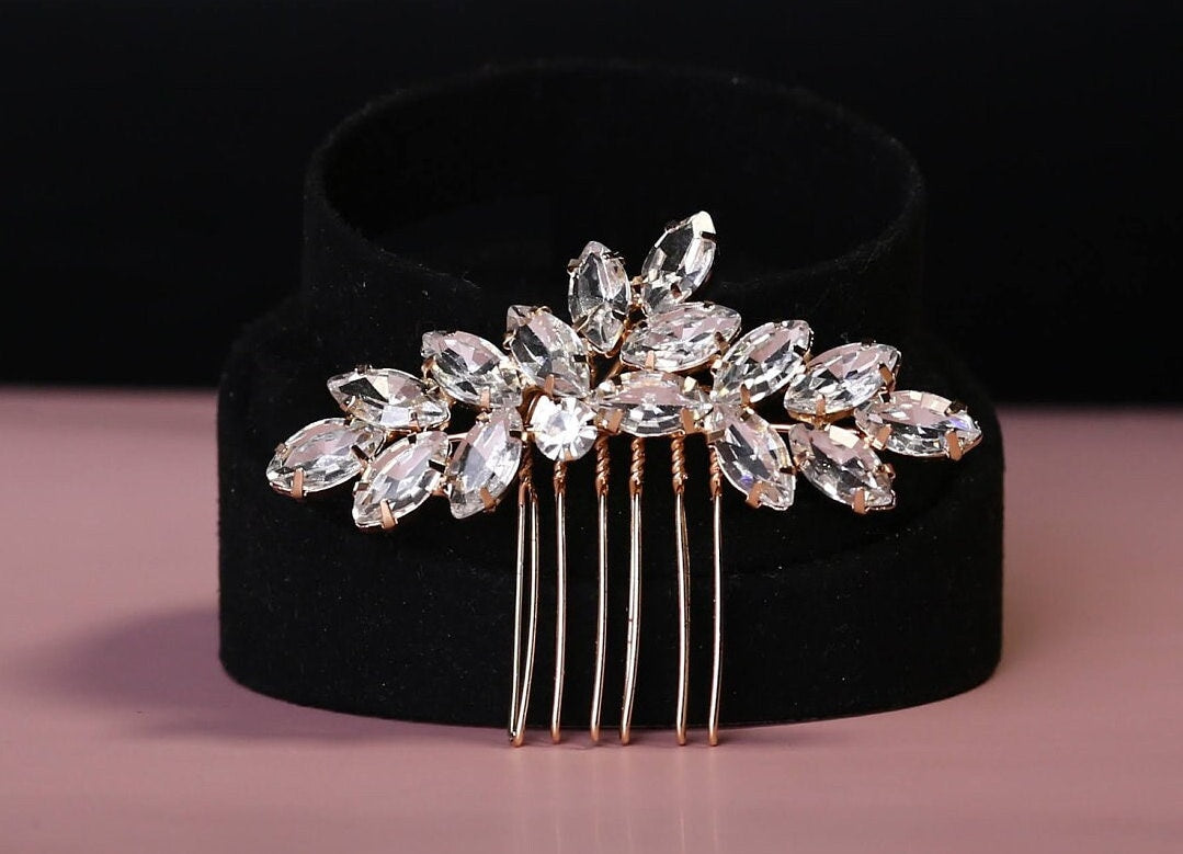 Bridal hair comb wedding comb wedding hair comb crystal hair comb