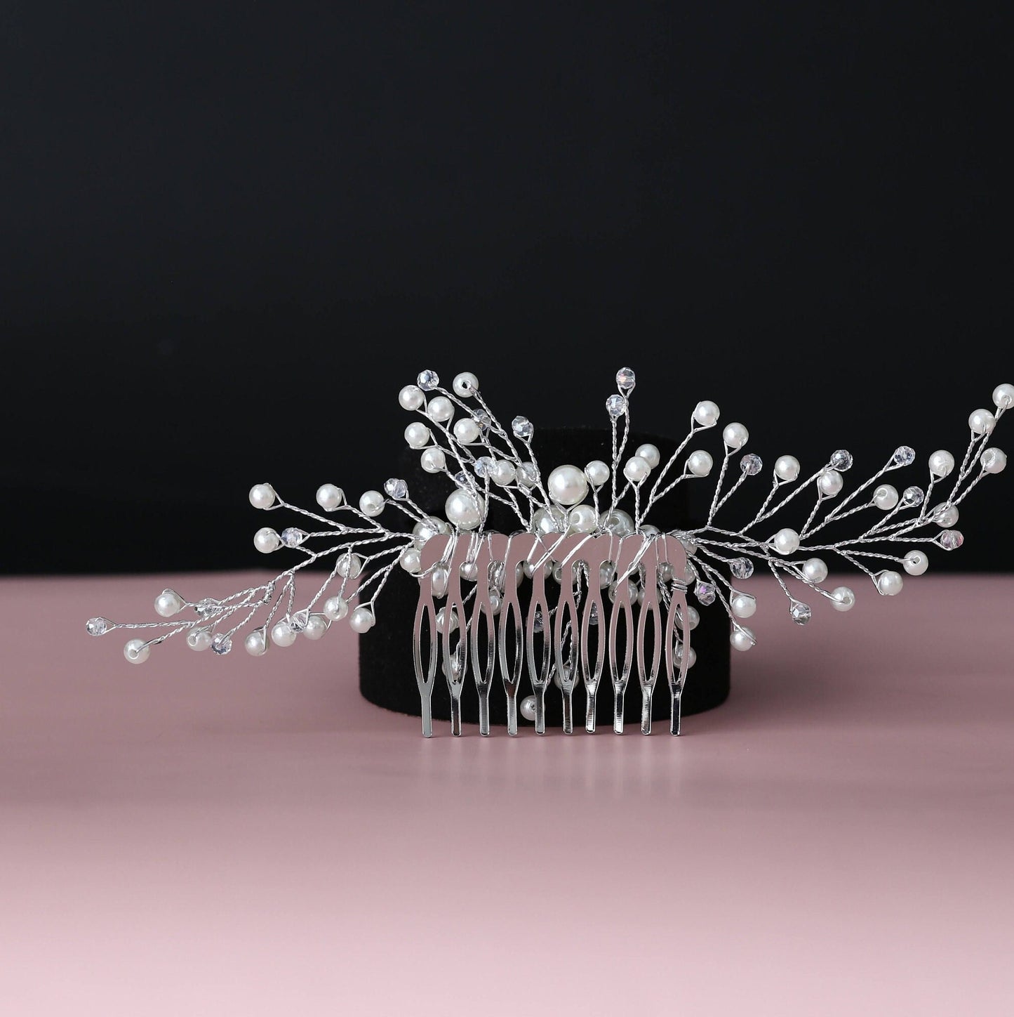 Bridal hair comb,pearl bridal hair piece bridal hair accessories bridal headpiece bridal headband wedding hairpieces wedding hair comb, hair