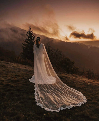 Pearl veil cape veil pearl wedding veil cathedral pearl veil Bridal veil white veil long cathedral veil wedding veil ivory veil with pearls