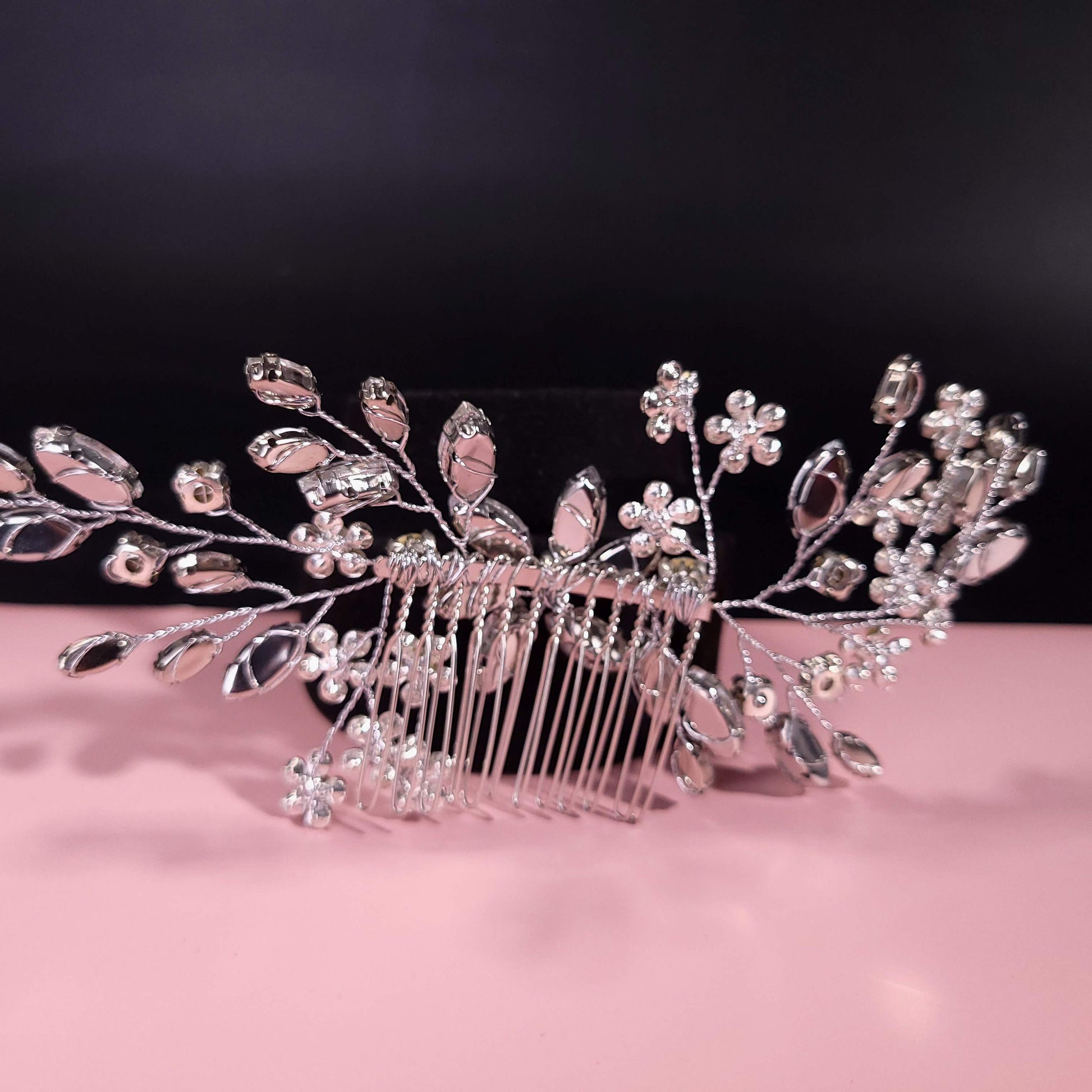 Rosegold hair comb Bridal hair accessories, wedding accessories, bridal hair comb, crystal bridal hairpiece, bridal hair comb