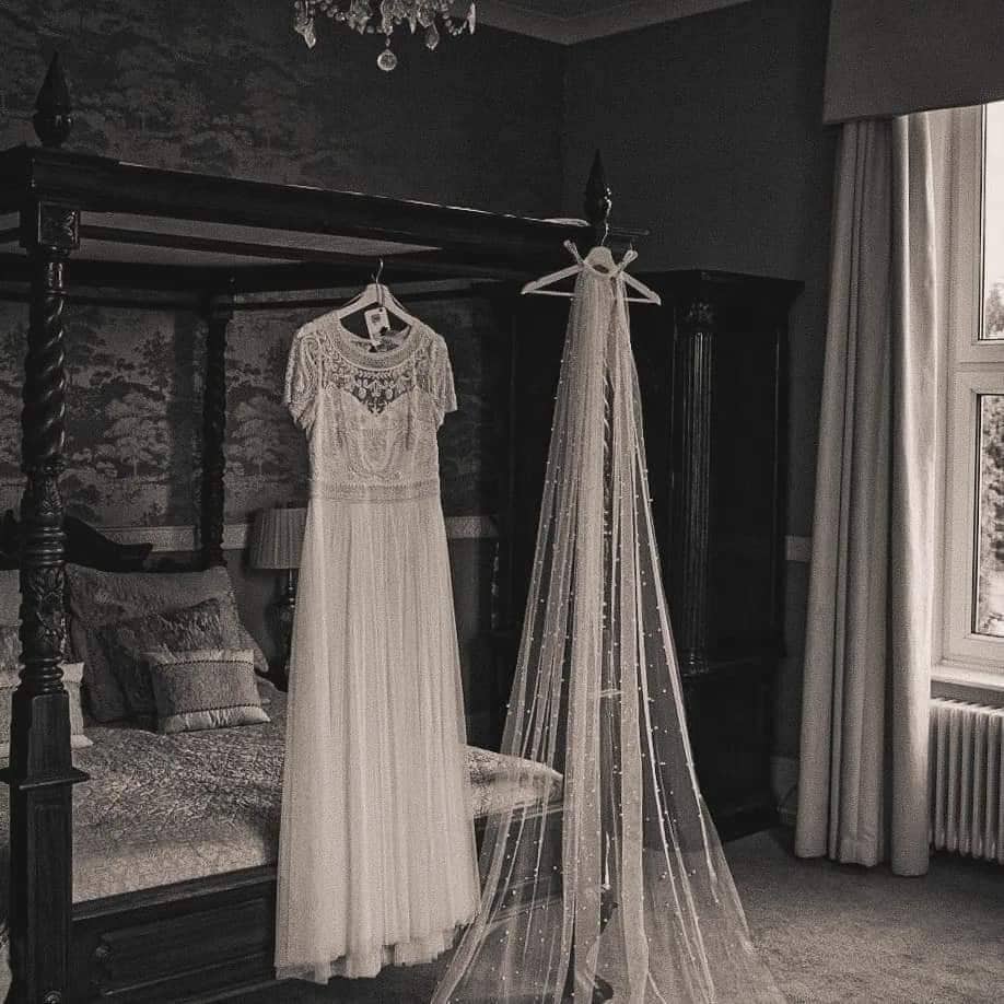 Scattered Pearl Wedding Veil elbow length wedding veil cheCustom Length Bridal Tulle Veil simple pearl veil